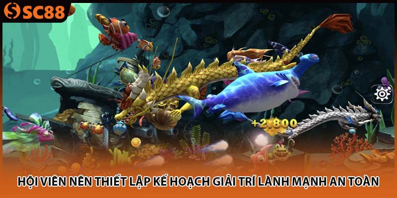 Hội viên nên thiết lập kế hoạch giải trí lành mạnh an toàn